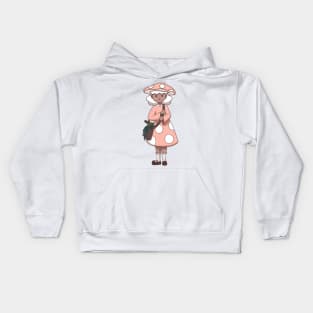 Mushroom girl Kids Hoodie